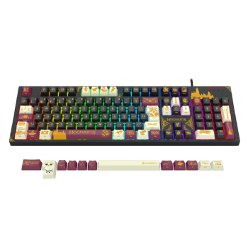 TECLADO MECÂNICO GAMER REDRAGON HARRY POTTER AMSA HOGWART’S SPECIAL EDITION RGB SWITCH BROWN ABNT2 TECLADO MECÂNICO GAMER REDRAGON HARRY POTTER AMSA HOGWART’S SPECIAL EDITION RGB SWITCH BROWN ABNT2