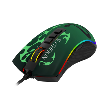 MOUSE GAMER REDRAGON HARRY POTTER COBRA RGB SPECIAL EDITION SLYTHERIN 12400DPI PRETO E VERDE MOUSE GAMER REDRAGON HARRY POTTER COBRA RGB SPECIAL EDITION SLYTHERIN 12400DPI PRETO E VERDE