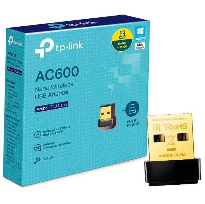 ADAPTADOR USB WIRELESS NANO DUAL BAND AC600 - TP-LINK