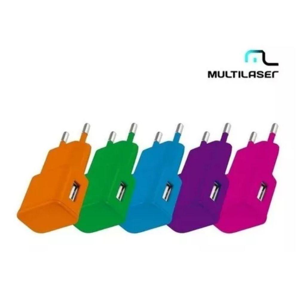 CARREGADOR DUPLO USB 5V 2,4 A BIVOLT MULTILASER CB095 - MULTILASER
