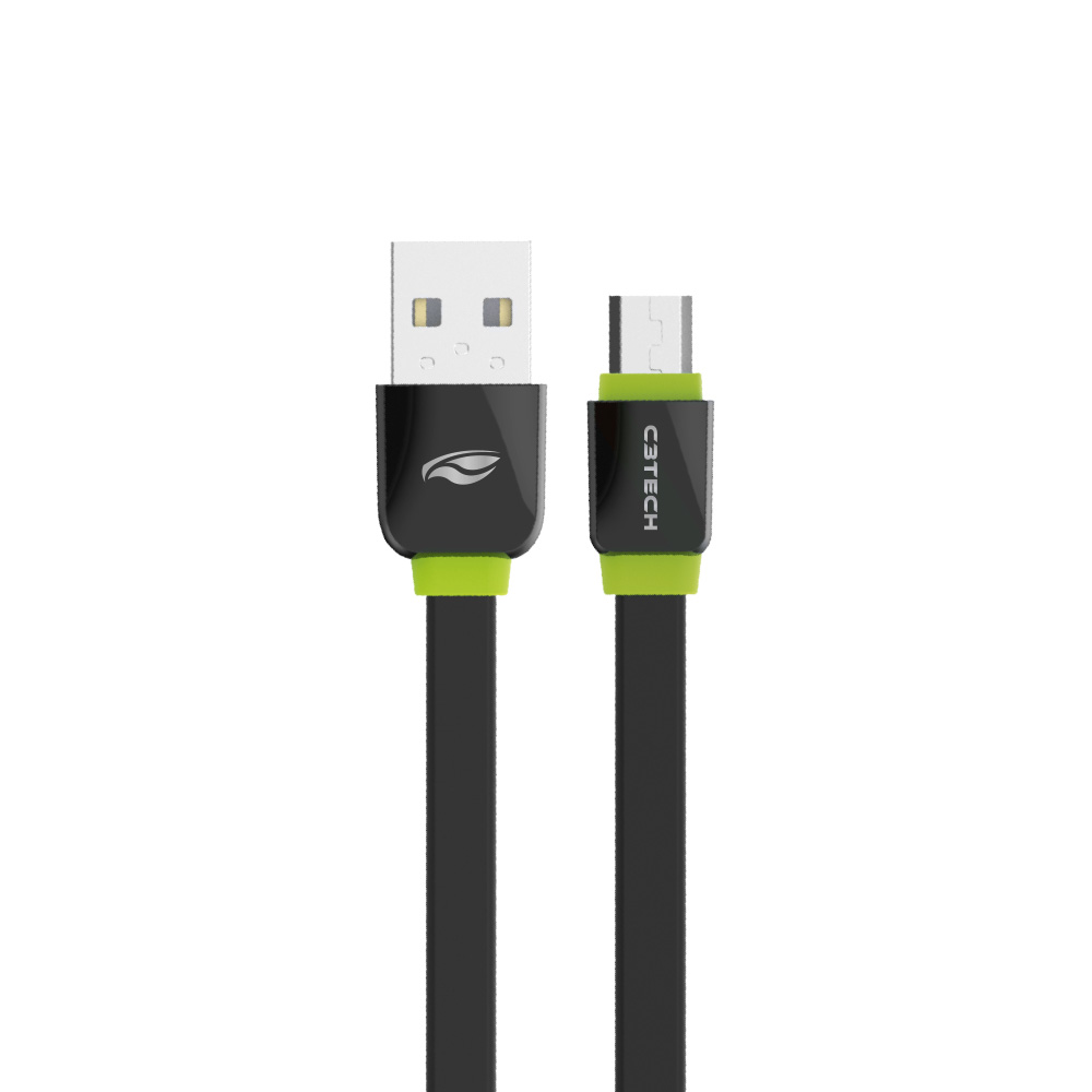 CABO USB-MICRO USB 2,0 A 1M PRETO - C3TECH