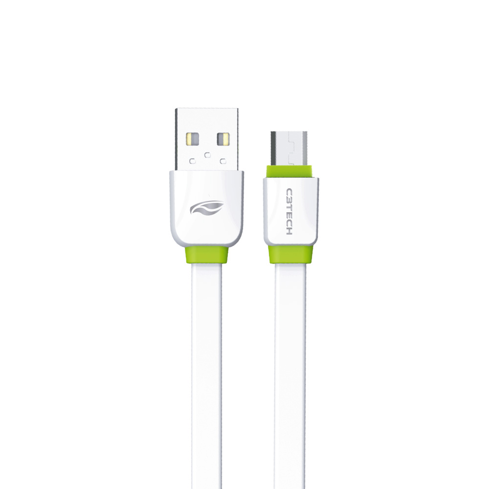 CABO USB-MICRO USB 2,0 A 1M BRANCO - C3TECH