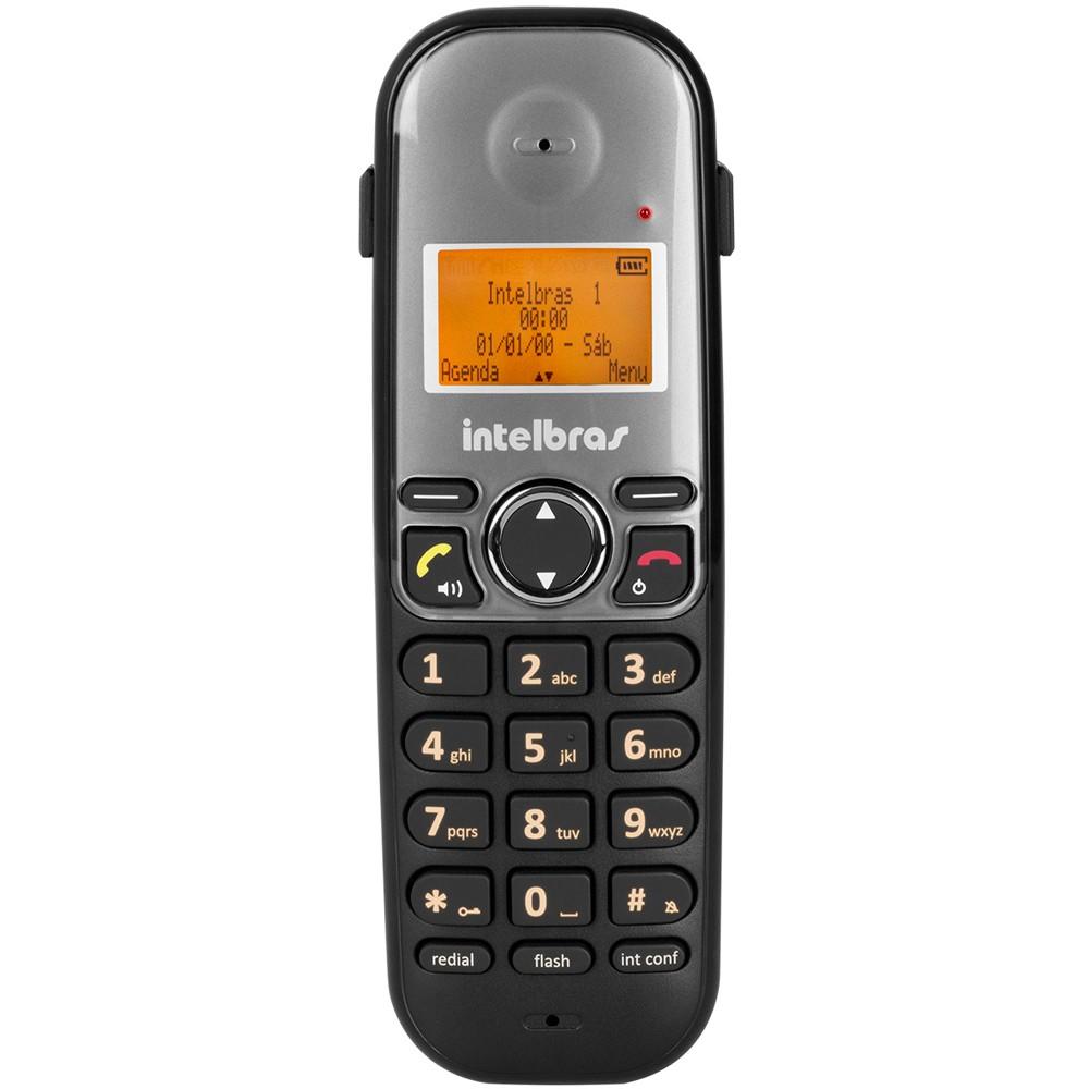 TELEFONE S/FIO TS5120 C/ID+VIVA VOZ  PRETO - INTELBRAS