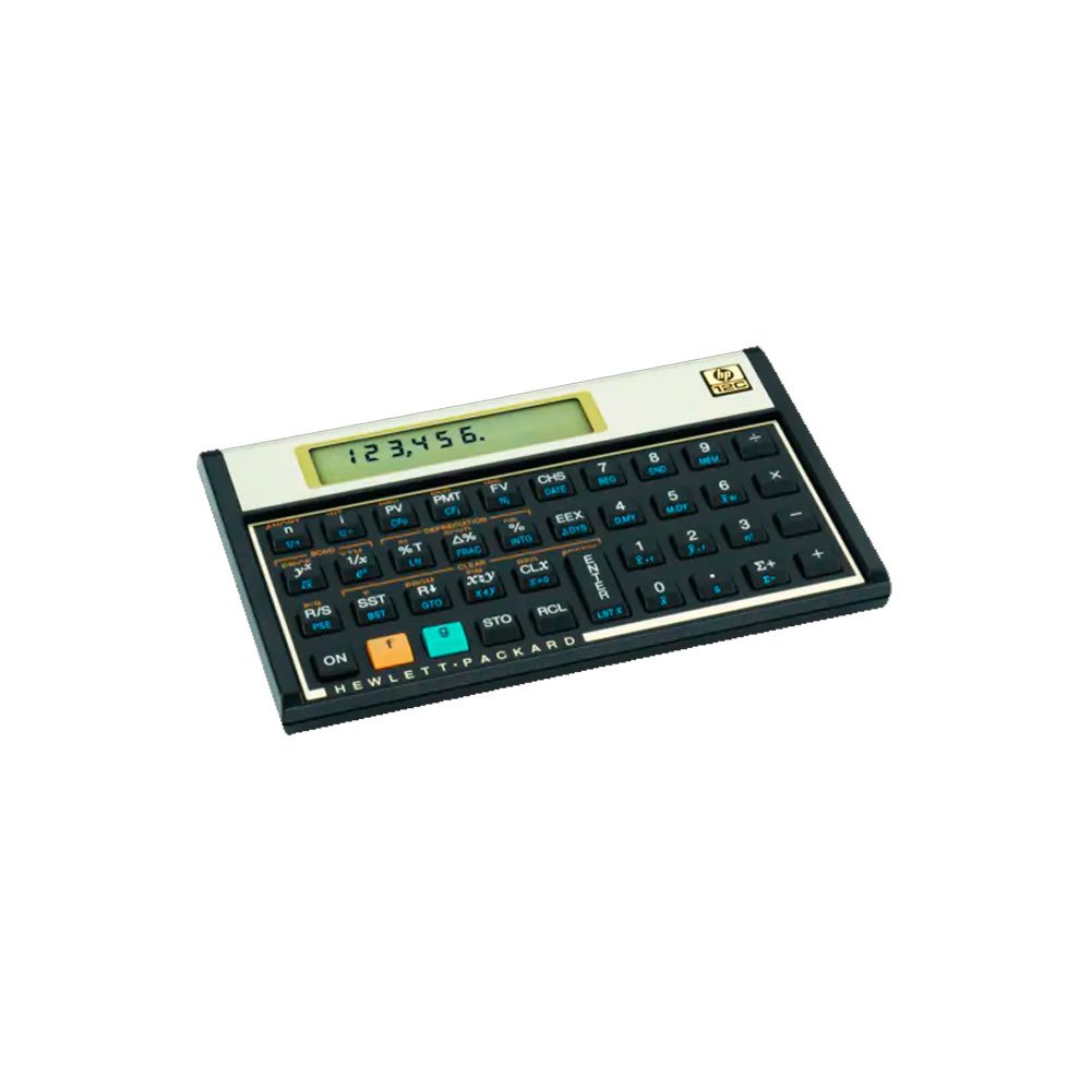 CALCULADORA FINANCEIRA HP12C GOLD, 120 FUNÇÕES, VISOR LCD