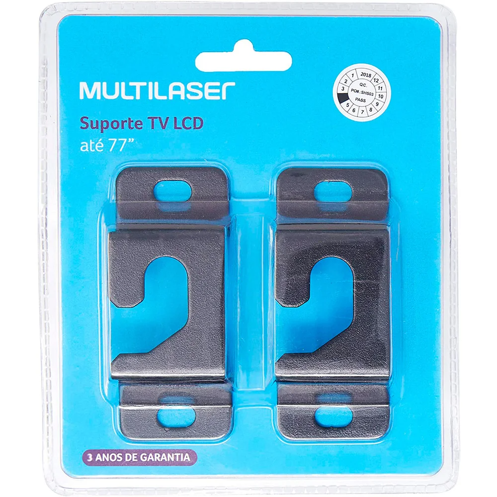 SUPORTE FIXO DE PAREDE P/ TVS LCD/PLASMA/LED 14" A 77" (#)