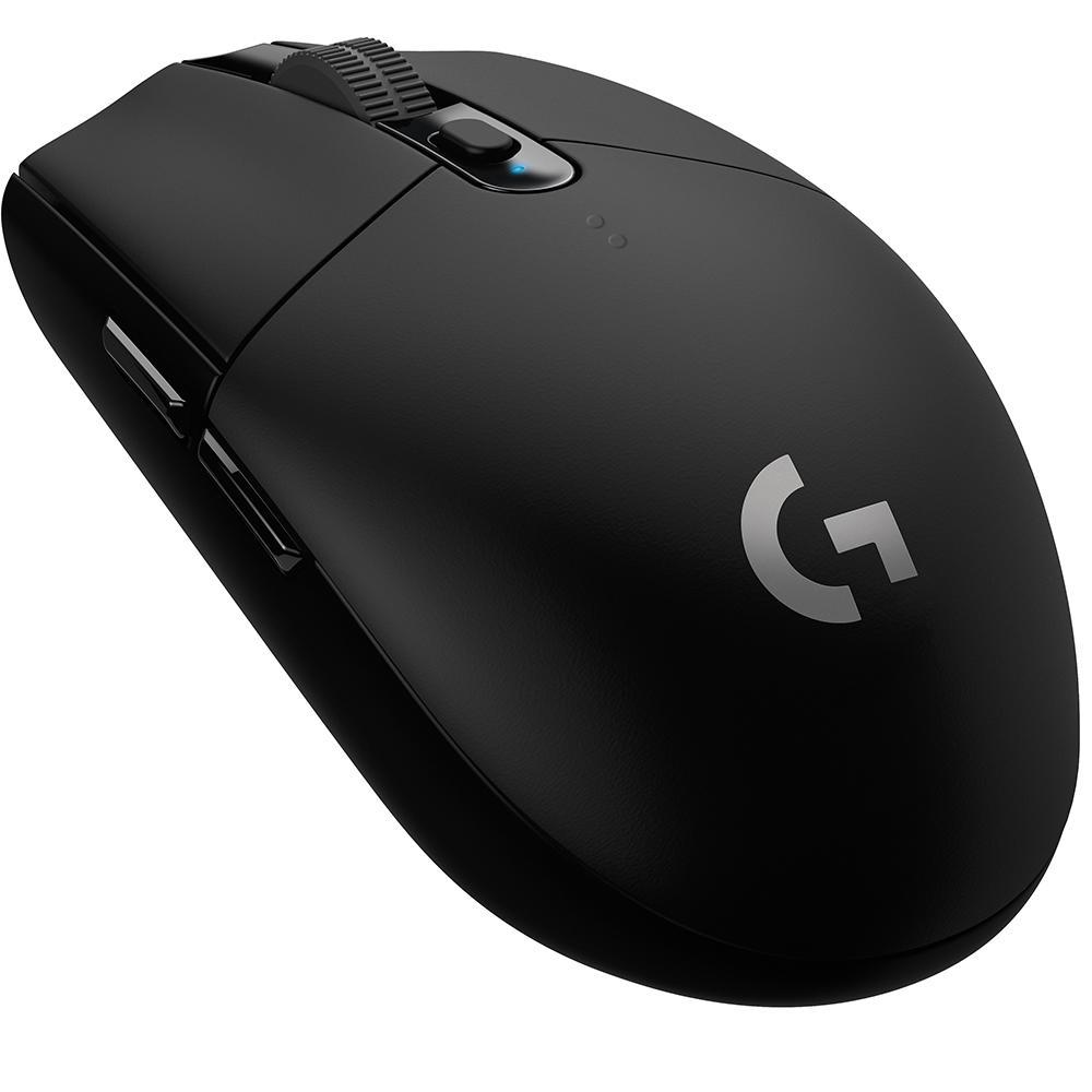 MOUSE GAMER SEM FIO LOGITECH G305 LIGHTSPEED COM 6 BOTÕES PROGRAMÁVEIS E ATÉ 12.000 DPI, PRETO