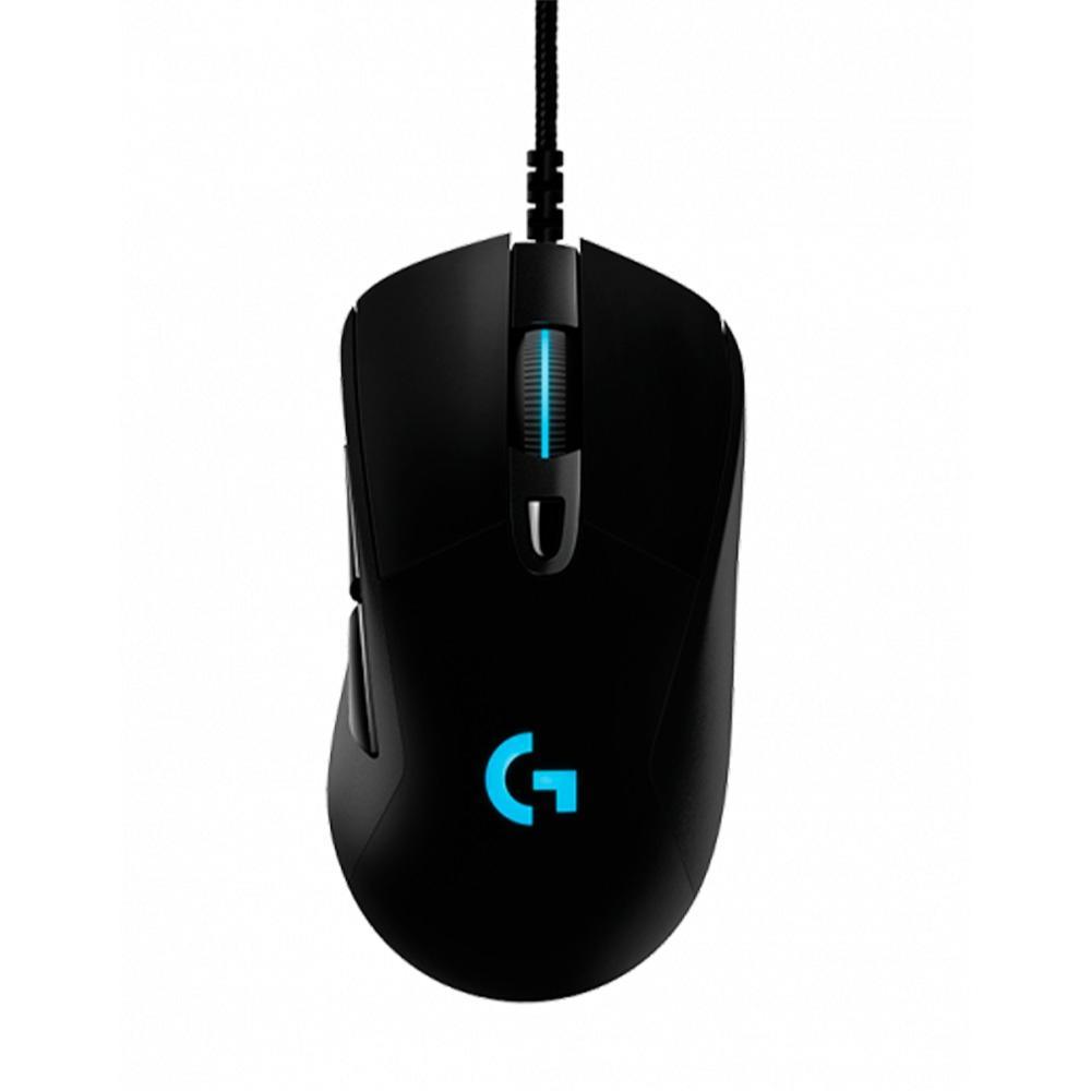 MOUSE GAMER LOGITECH G403, RGB LIGTHSYNCN,6 BOTOES PROGAMAVEIS, AJUSTE DE PESO E SENSOR HERO 25K