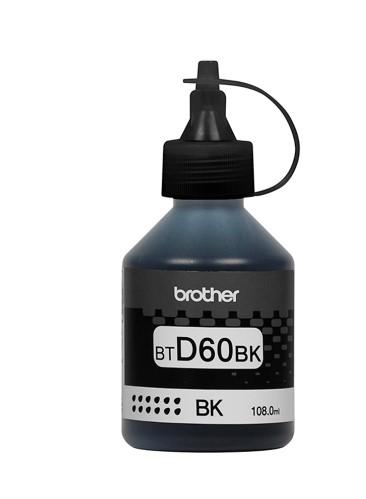REFIL DE TINTA BROTHER BTD60BK PRETO 108ML