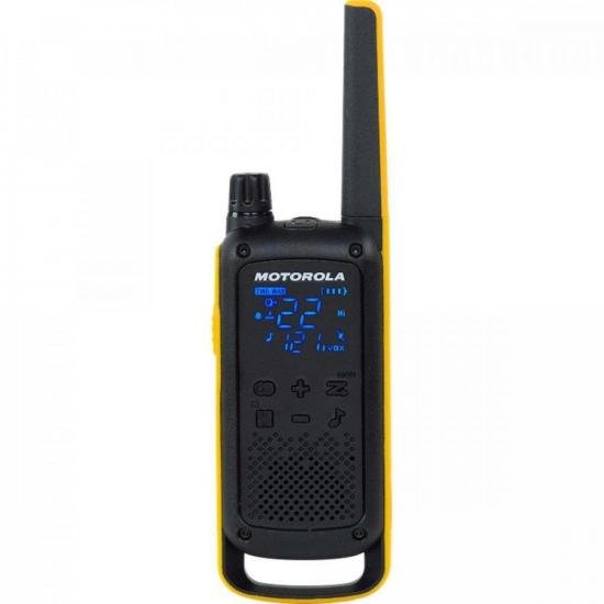 RADIO COMUNICADOR TALKABOUT MOTOROLA T470BR, 26 CANAIS, 35 KM, AMARELO/PRETO (PAR)