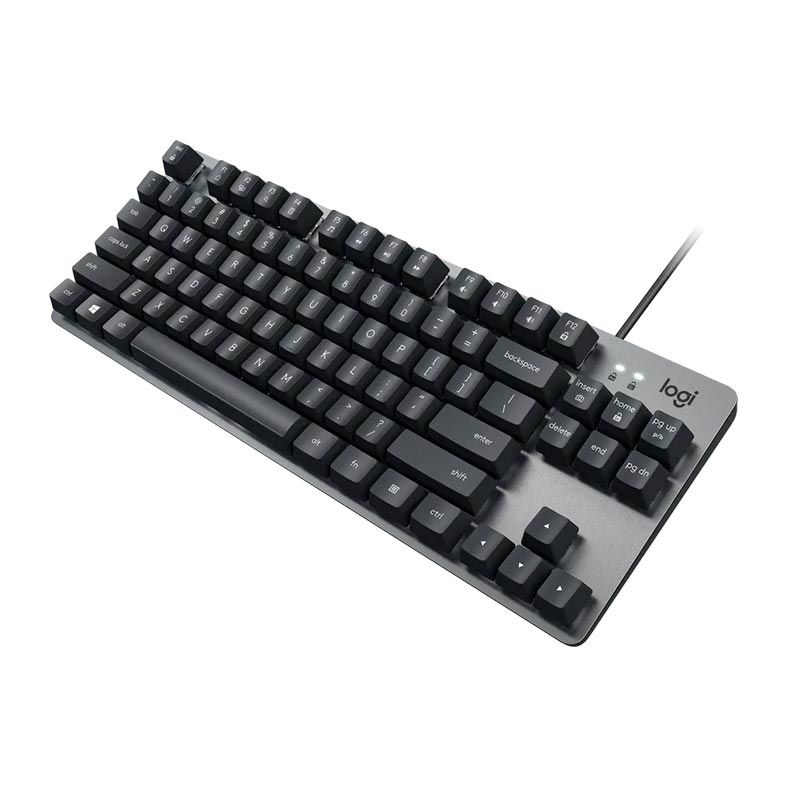 TECLADO MECÂNICO COM FIO K835 TKL, ESTRUTURA DE ALUMINIO, SWITCHES RED LINEAR, PADRÃO US