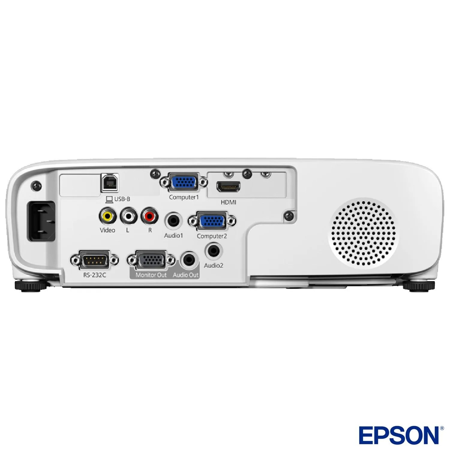 PROJETOR EPSON POWERLITE E20 3400 LUMENS XGA 3LCD - BRANCO