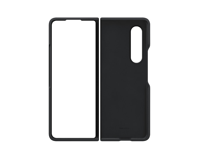 CAPA PROTETORA GALAXY Z FOLD3 SILICONE - PRETA