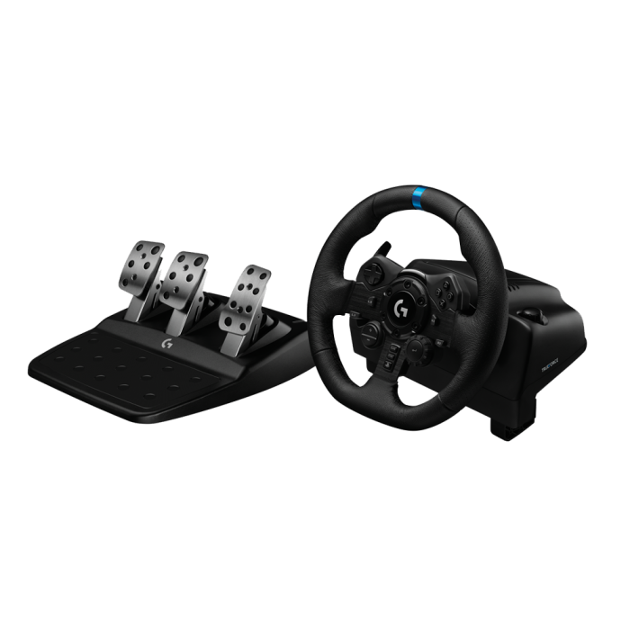 VOLANTE LOGITECH G923 PARA PS5, PS4 E PC COM FORCE FEEDBACK TRUEFORCE, PEDAIS RESPONSIVOS,941-000148