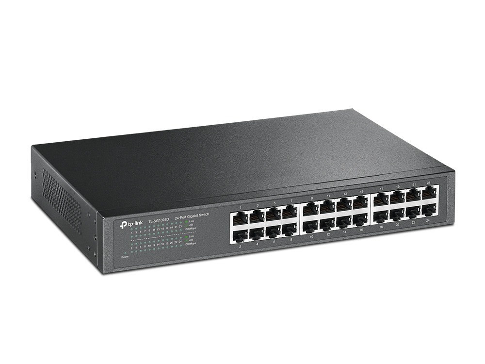 SWITCH 24P 10/100/1000 GIGABIT NÃO-GERENCIÁVEL - TP-LINK