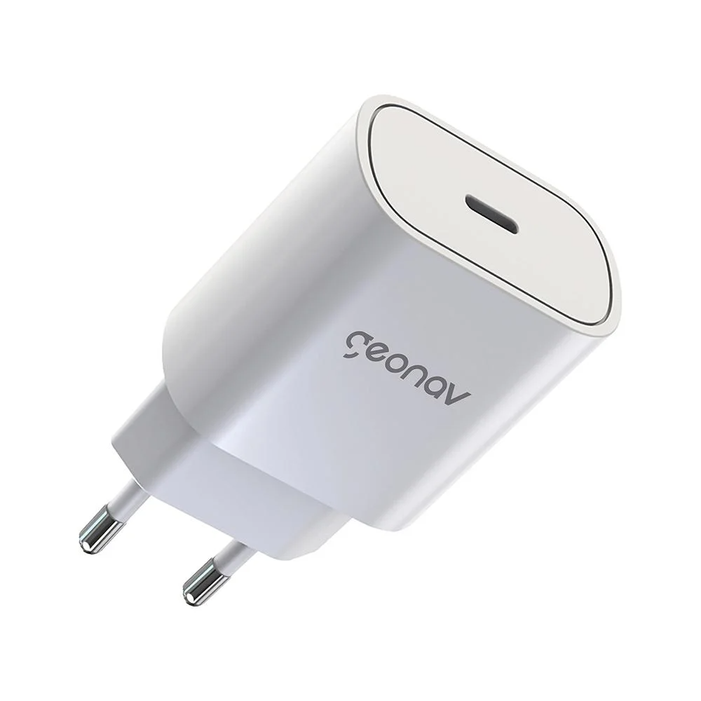 CARREGADOR DE PAREDE TIPO C POWER DELIVERY 25W ULTRA RAPIDO - GEONAV