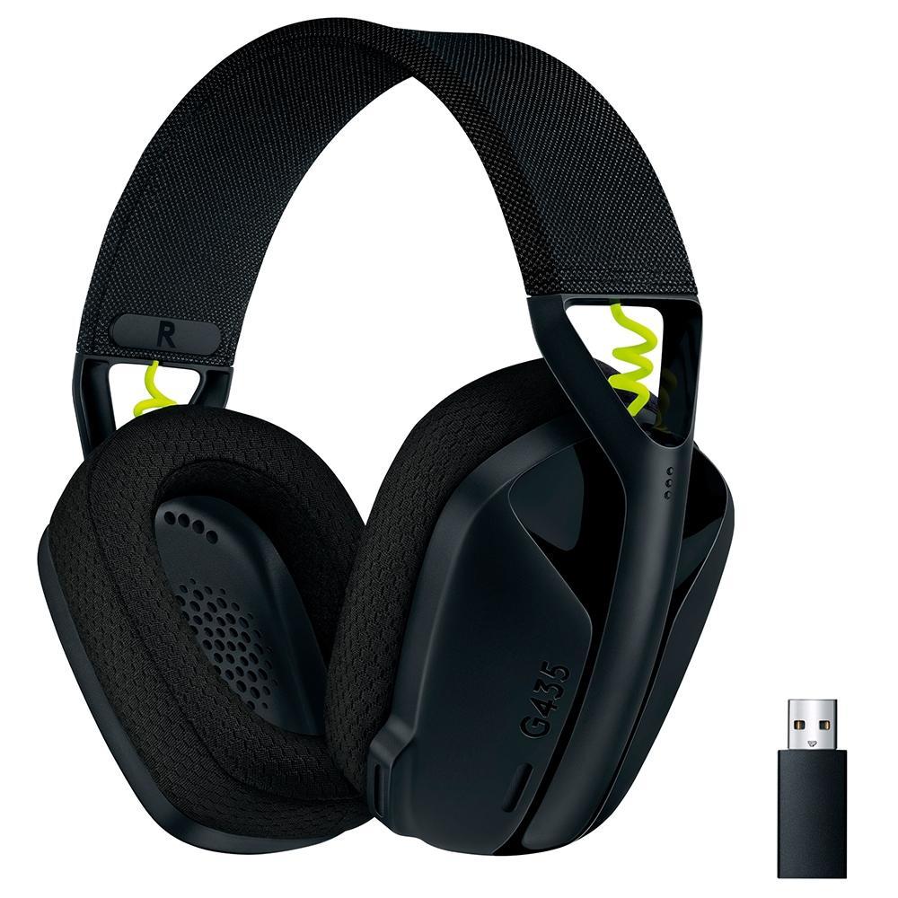 HEADSET GAMER G435 LIGHTSPEED PRETO - LOGITECH