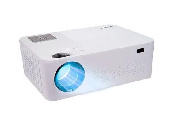 PROJETOR SMART GT 5500 LUMENS FULL HD C/ HDMI WIFI ESPELHAMENTO DE TELA BRANCO - GOLDENTEC