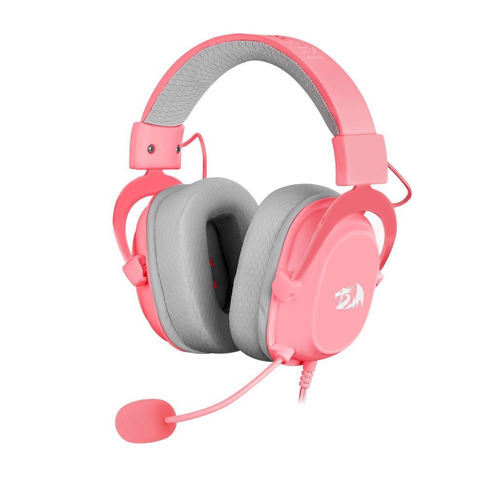 HEADSET GAMER REDRAGON HERO ROSA - H530-P