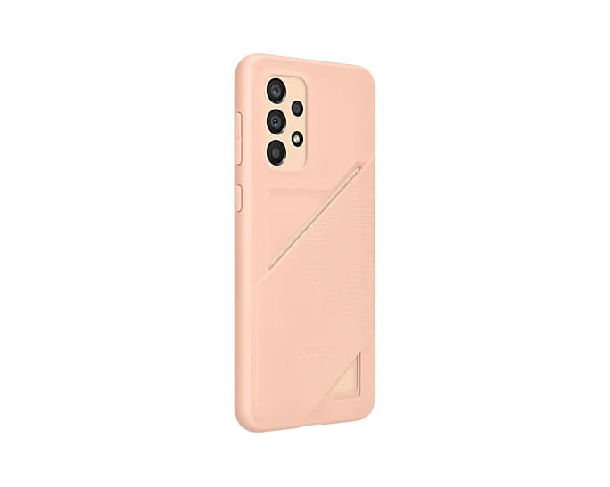 CAPA PROTETORA GALAXY A33 5G SILICONE PORTA CARTÃO - ROSA