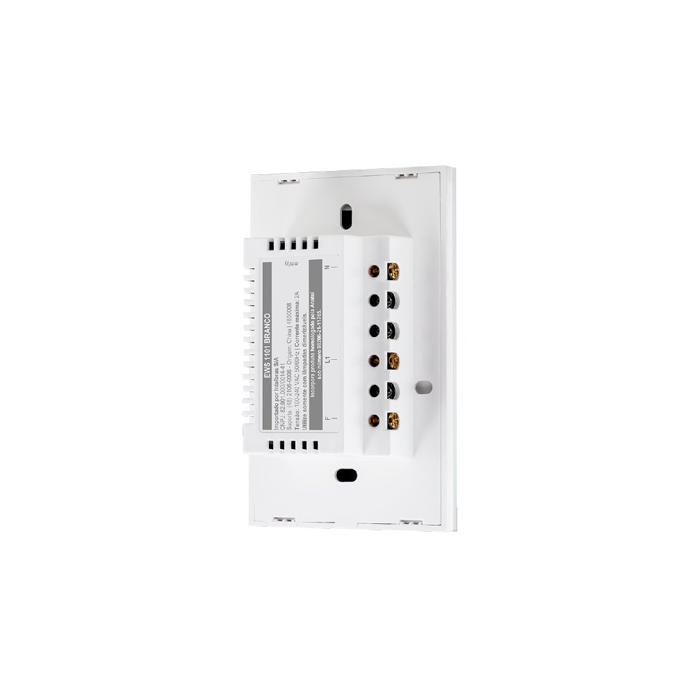 INTERRUPTOR SMART WI-FI DIMMER TOUCH C/ ALEXA BIVOLT - INTELBRAS