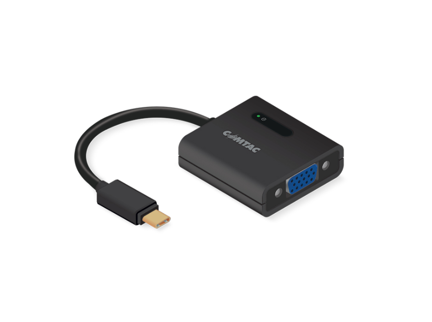 CONVERSOR USB-C PARA VGA COMTAC