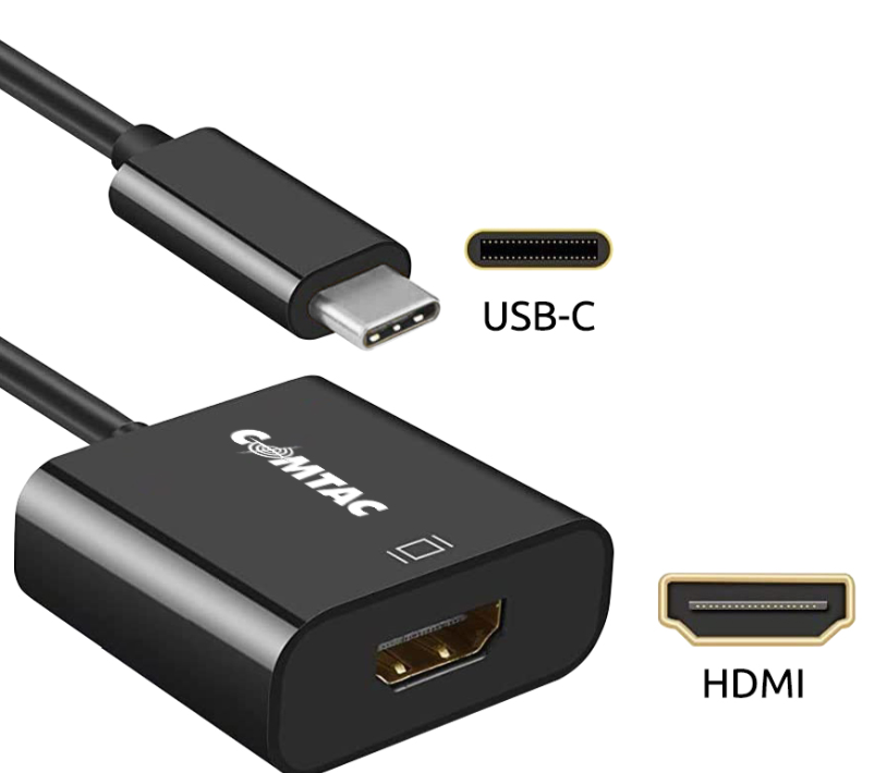 CONVERSOR USB-C PARA HDMI 1.4 COMTAC