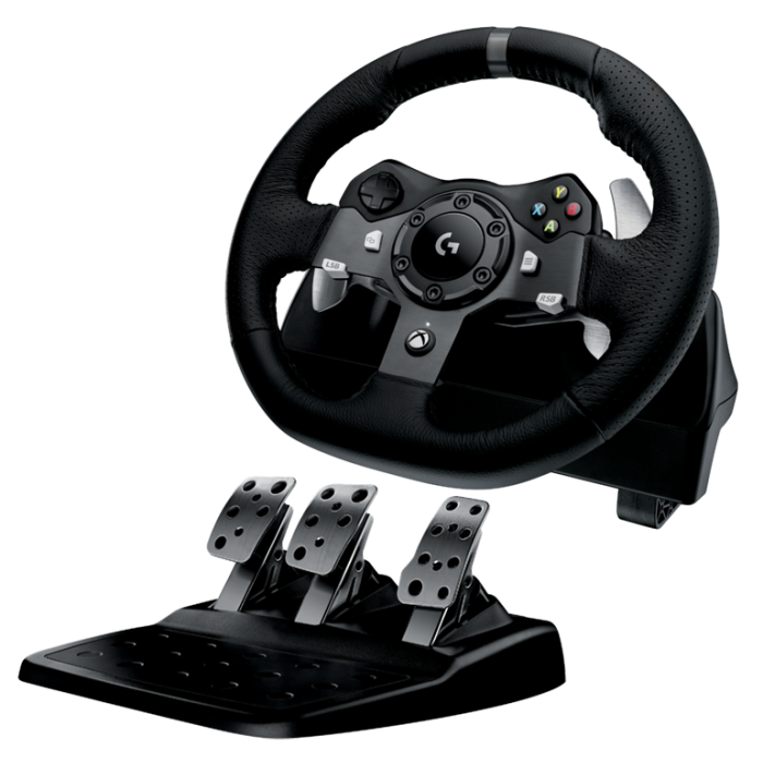 VOLANTE LOGITECH G920 DRIVING FORCE PARA XBOX SERIES X/S, XBOX ONE E PC - 941-000122