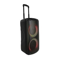 CAIXA DE SOM PULSE BOX TROLLEY 2X WOOFERS 8 POL. 800W RMS - SP505 (#)