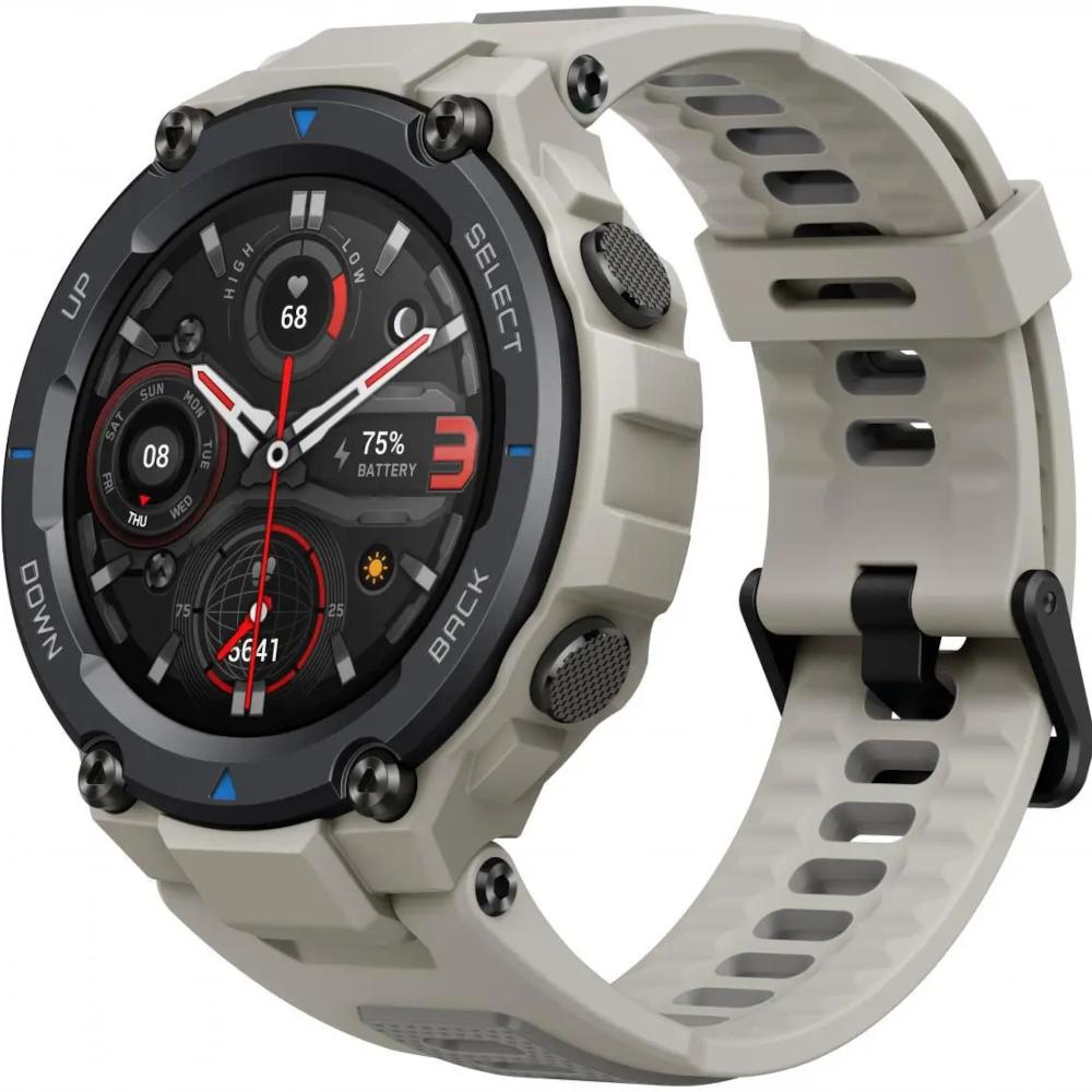 RELOGIO DE PULSO SMARTWATCH AMAZFIT T-REX PRO 1.3" AMOLED - CINZA DESERTO