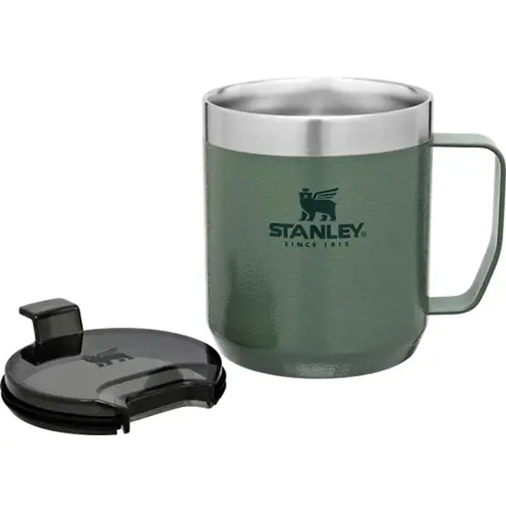 CANECA TERMICA CAMP MUG 350ML C/ TAMPA VERDE - STANLEY