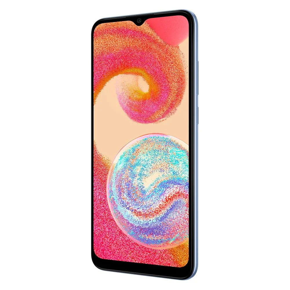 SMARTPHONE SAMSUNG GALAXY A04E 4G AZUL, 64GB, 3GB RAM, OCTA-CORE, TELA 6,5”, CAMERA DUPLA 13MP+2MP