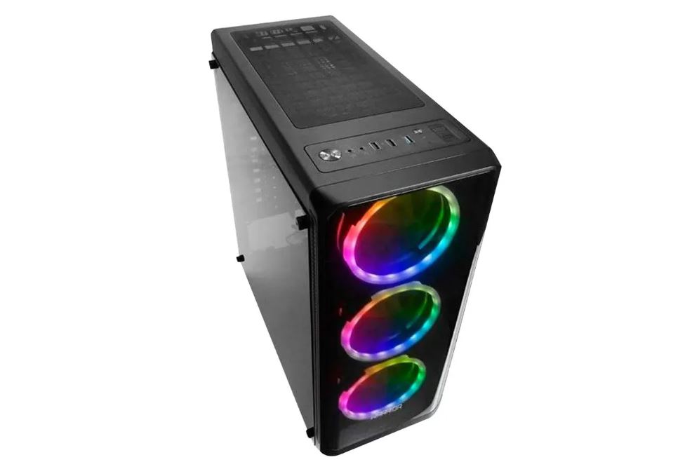 DESKTOP GAMER WARRIOR I3-9350KF 8GB 240GB SSD RX 560 4GB RGB - LINUX (#)