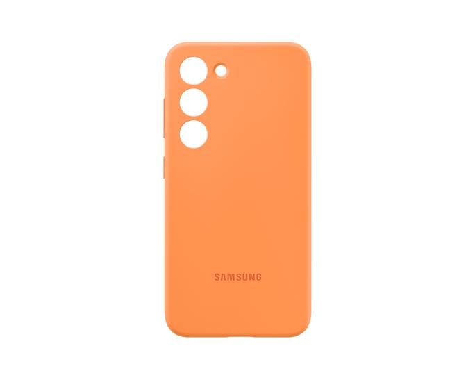 CAPA PROTETORA PARA GALAXY S23 SILICONE - LARANJA