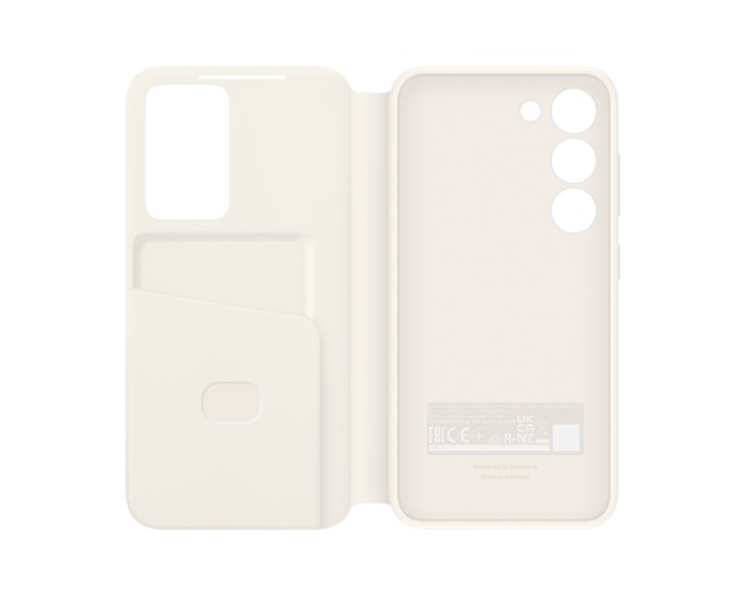 CAPA PROTETORA PARA GALAXY S23 CLEAR VIEW - CREME