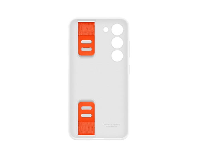 CAPA PROTETORA PARA GALAXY S23 SILICONE C/ CINTA - BRANCO