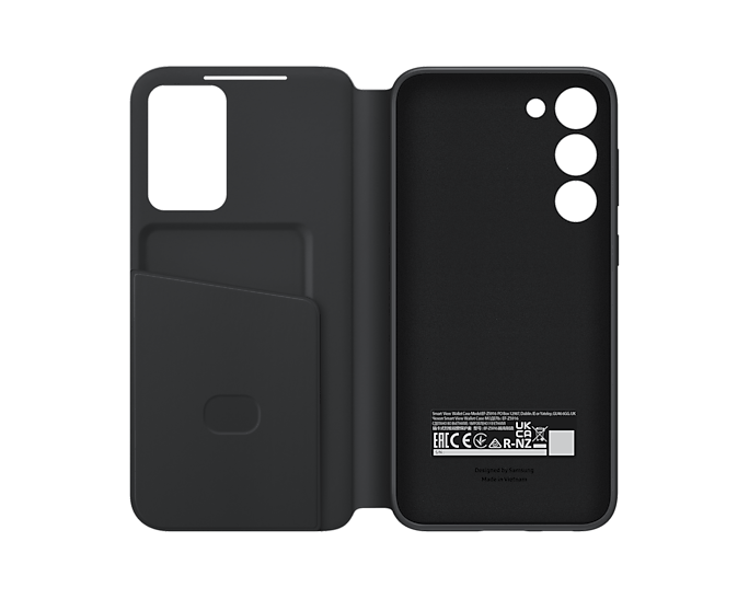 CAPA PROTETORA PARA GALAXY S23 PLUS CLEAR VIEW - PRETO