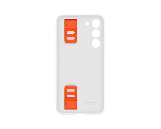 CAPA PROTETORA PARA GALAXY S23 PLUS SILICONE C/ CINTA - BRANCO