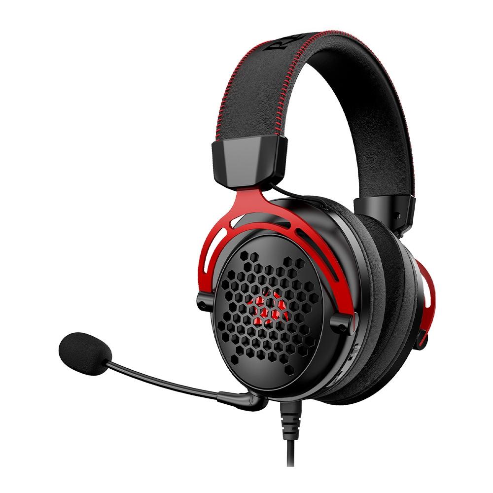 HEADSET GAMER REDRAGON DIOMEDES, USB+3.5MM, 7.1 SURROUND, DRIVERS DE 53MM, BLACK