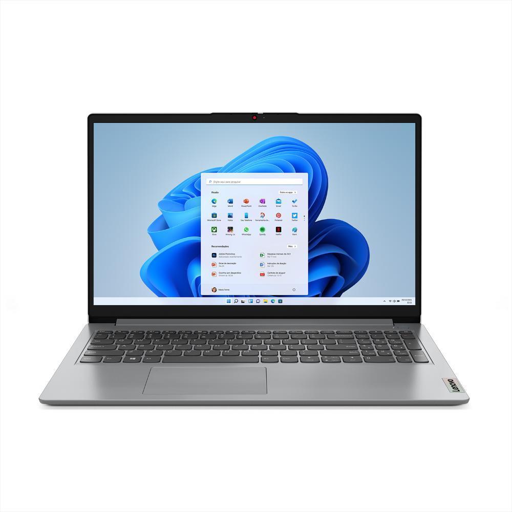 NOTEBOOK LENOVO ULTRAFINO IDEAPAD 1 R3-7320U 8GB 256GB SSD WINDOWS 11 HOME 15,6" - 82X50000BR