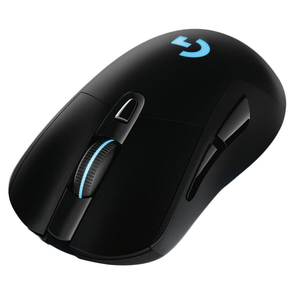 MOUSE GAMER SEM FIO LOGITECH G703 LIGHTSPEED RGB LIGHTSYNC, 6 BOTÕES, RECARREGÁVEL, POWERPLAY, PRETO
