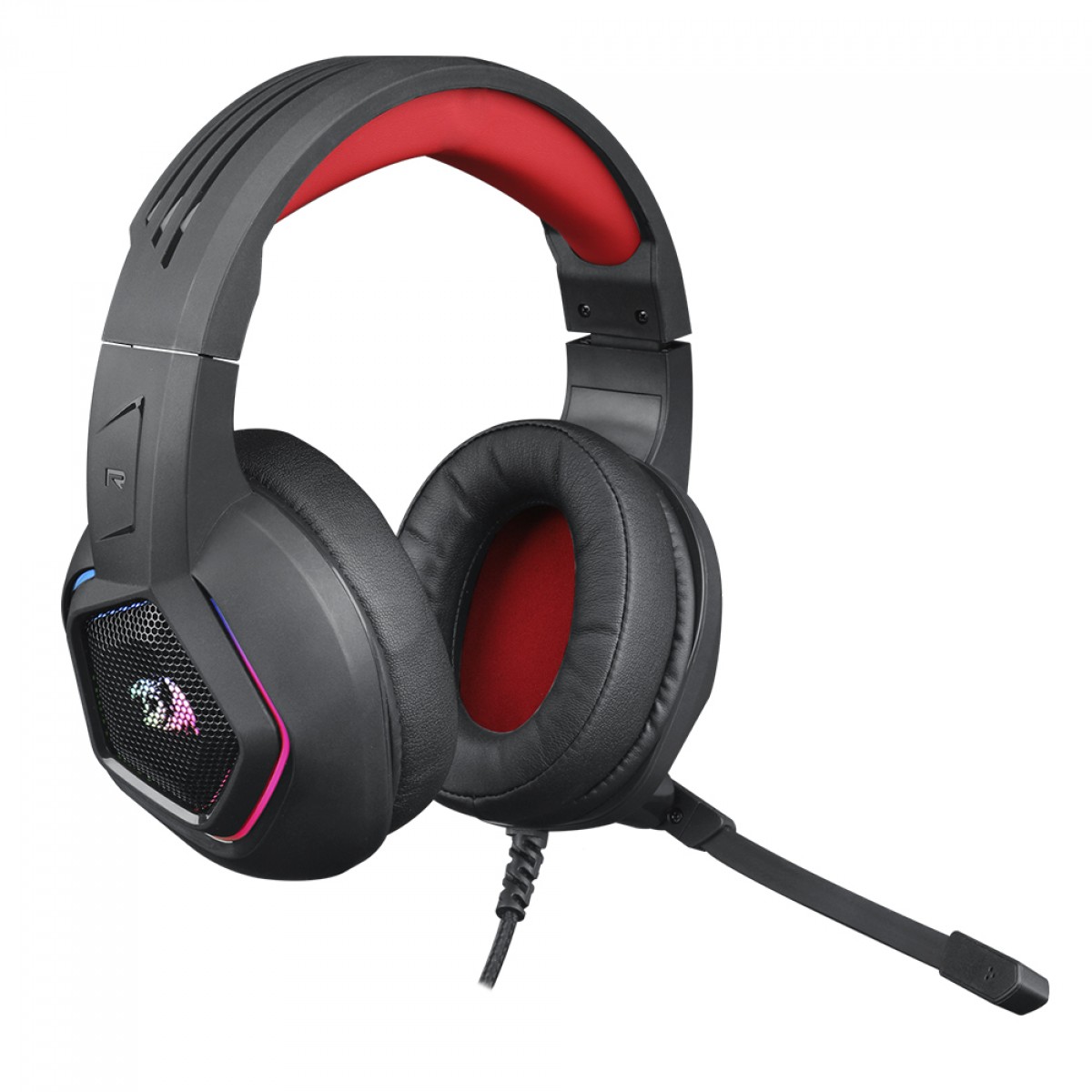 HEADSET GAMER REDRAGON MEDEA RGB 3.5MM PRETO