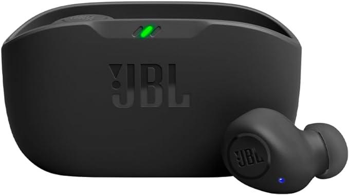 FONE DE OUVIDO JBL TWS WAVE BUDS PRETO, BLUETOOTH 5.2, RESISTENTE A AGUA, IP54, JBLWBUDSBLK (#)