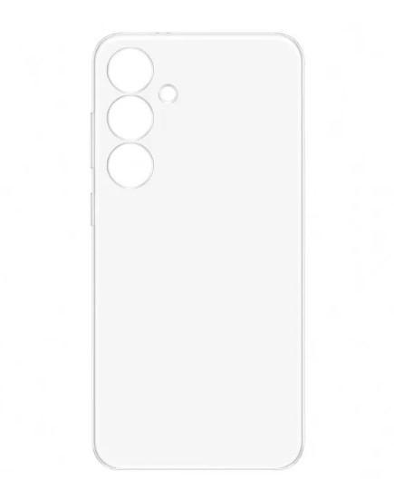 Capa protetora transparente para Samsung Galaxy S24 com recorte para câmeras