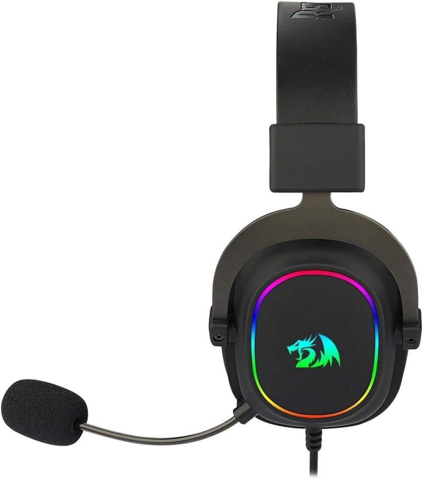 HEADSET GAMER REDRAGON ZEUS X H510 RGB 7.1 SURROUND PRETO/VERMELHO