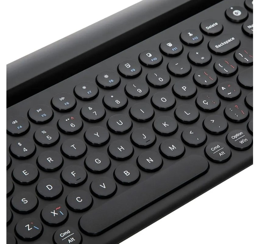 TECLADO SEM FIO C/ APOIO PARA TABLET BLUETOOTH 5.1 ATÉ 3 DISPOSITIVOS TARGUS - AKB867