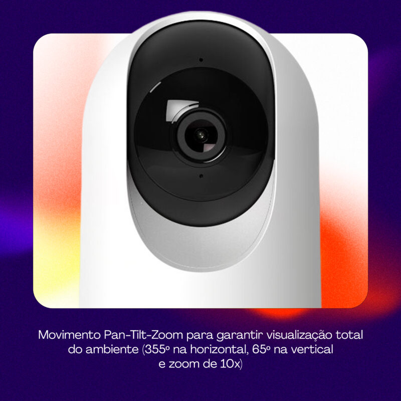 CAMERA DE SEGURANCA INTERNA 360º WI-FI HISCPT01WT - GEONAV