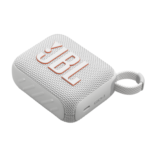 CAIXA DE SOM JBL GO 4 BLUETOOTH Á PROVA D'AGUA, IP67,  4.2W BRANCO- JBLGO4WHT