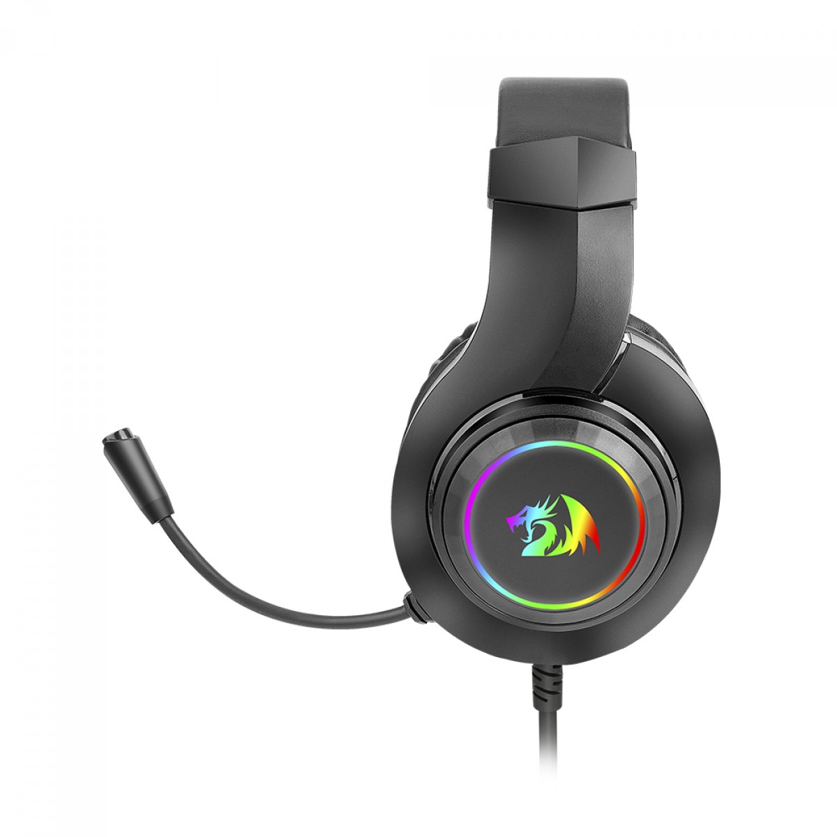 HEADSET GAMER REDRAGON HYLAS 3.5MM + USB RGB DRIVES 50MM - PRETO