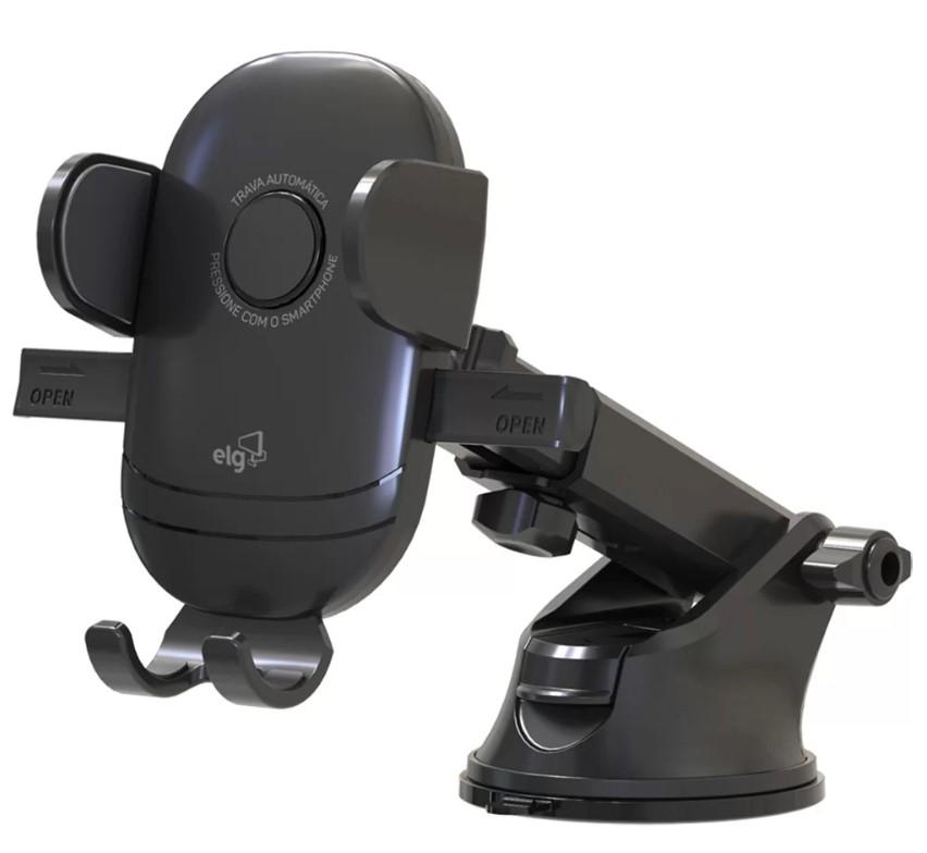 SUPORTE VEICULAR ELG COM TRAVA, TIPO GARRA COM VENTOSA - CH358V