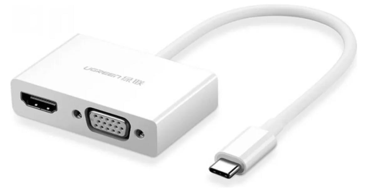 ADAPTADOR TIPO C PARA HDMI + VGA UGREEN - UG-30843